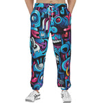 Men's Sweatpants Futuristic Skull Motifs