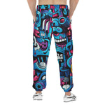 Men's Sweatpants Futuristic Skull Motifs