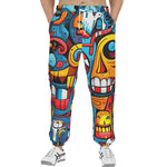 Men's Sweatpants Urban Graffiti Robotic Motifs