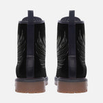 Leather Boots Gothic Darkness Wings