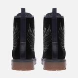 Leather Boots Gothic Darkness Wings