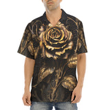 Hawaiian Shirt Gothic Flower Art