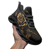 Sports Sneakers Gothic Flower Art