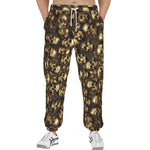 Men's Sweatpants Golden Skulls