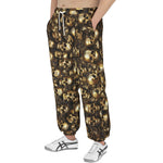 Men's Sweatpants Golden Skulls