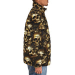 Down-Padded Puffer Jacket Golden Skulls