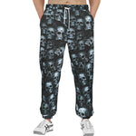 Men's Sweatpants Blue Metal Skulls