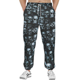 Men's Sweatpants Blue Metal Skulls