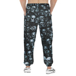 Men's Sweatpants Blue Metal Skulls