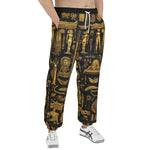 Men's Sweatpants Gold Egyptian Symbols