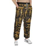 Men's Sweatpants Gold Egyptian Symbols