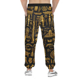 Men's Sweatpants Gold Egyptian Symbols