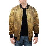 Bomber Jacket Antique Golded Texture