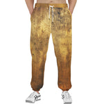 Men's Sweatpants Antique Golded Texture