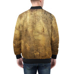 Bomber Jacket Antique Golded Texture