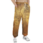 Men's Sweatpants Antique Golded Texture