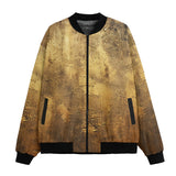 Bomber Jacket Antique Golded Texture