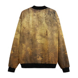 Bomber Jacket Antique Golded Texture