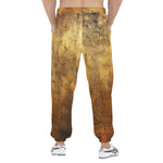 Men's Sweatpants Antique Golded Texture