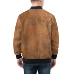 Bomber Jacket Antique Copper Texture