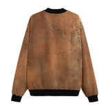 Bomber Jacket Antique Copper Texture