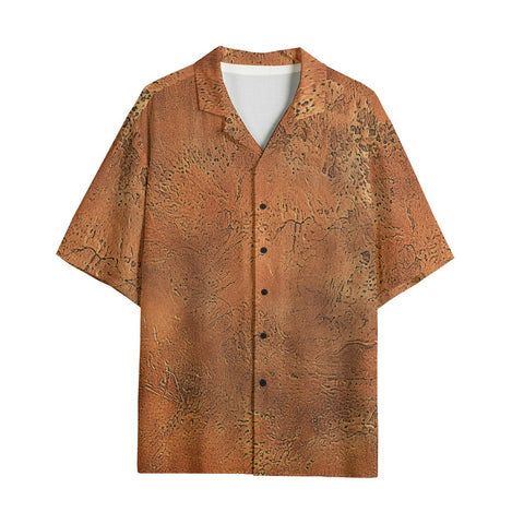 Hawaiian Shirt Antique Copper Texture