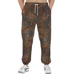 Men's Sweatpants Bronze Metal Pattern
