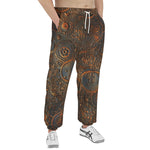Men's Sweatpants Bronze Metal Pattern