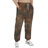 Men's Sweatpants Bronze Metal Pattern