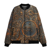 Bomber Jacket Bronze Metal Pattern