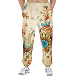 Men's Sweatpants Floral Paisley Ornament