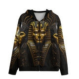 Men's Zip Up Hoodie Egyptian Pharaoh Masks