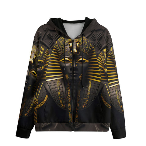 Men's Zip Up Hoodie Egyptian Pharaoh Masks