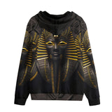 Men's Zip Up Hoodie Egyptian Pharaoh Masks