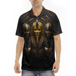 Men's Polo Shirt Egyptian Pharaoh Masks