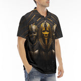 Men's Polo Shirt Egyptian Pharaoh Masks