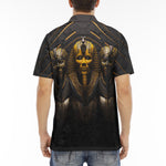 Men's Polo Shirt Egyptian Pharaoh Masks