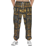 Men's Sweatpants Golden Egyptian Ornaments