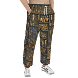 Men's Sweatpants Golden Egyptian Ornaments