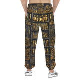 Men's Sweatpants Golden Egyptian Ornaments