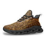 Sports Sneakers Golden Egyptian Art