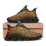 Sports Sneakers Golden Egyptian Art