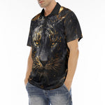 Men's Polo Shirt Golden Splash Tiger