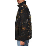 Down-Padded Puffer Jacket Golden Splash Tiger