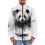 Down-Padded Puffer Jacket Watercolor Panda