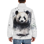 Down-Padded Puffer Jacket Watercolor Panda