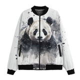 Bomber Jacket Watercolor Panda