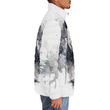 Down-Padded Puffer Jacket Watercolor Panda