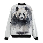 Bomber Jacket Watercolor Panda