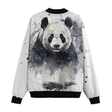 Bomber Jacket Watercolor Panda